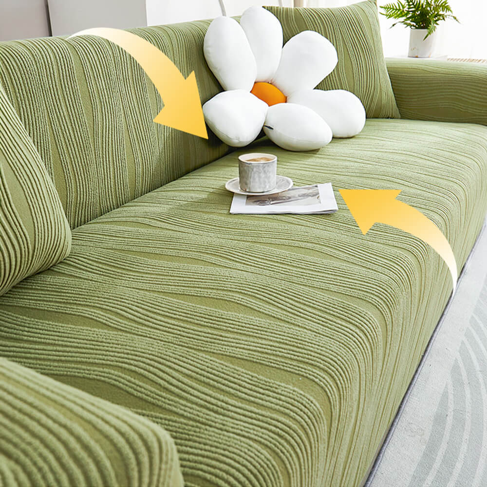 Jacquard Stretch Sofabezug für Haustierfreunde - Weich, Langlebig und Maschinenwaschbar - Verschiedene Größen erhältlich-5