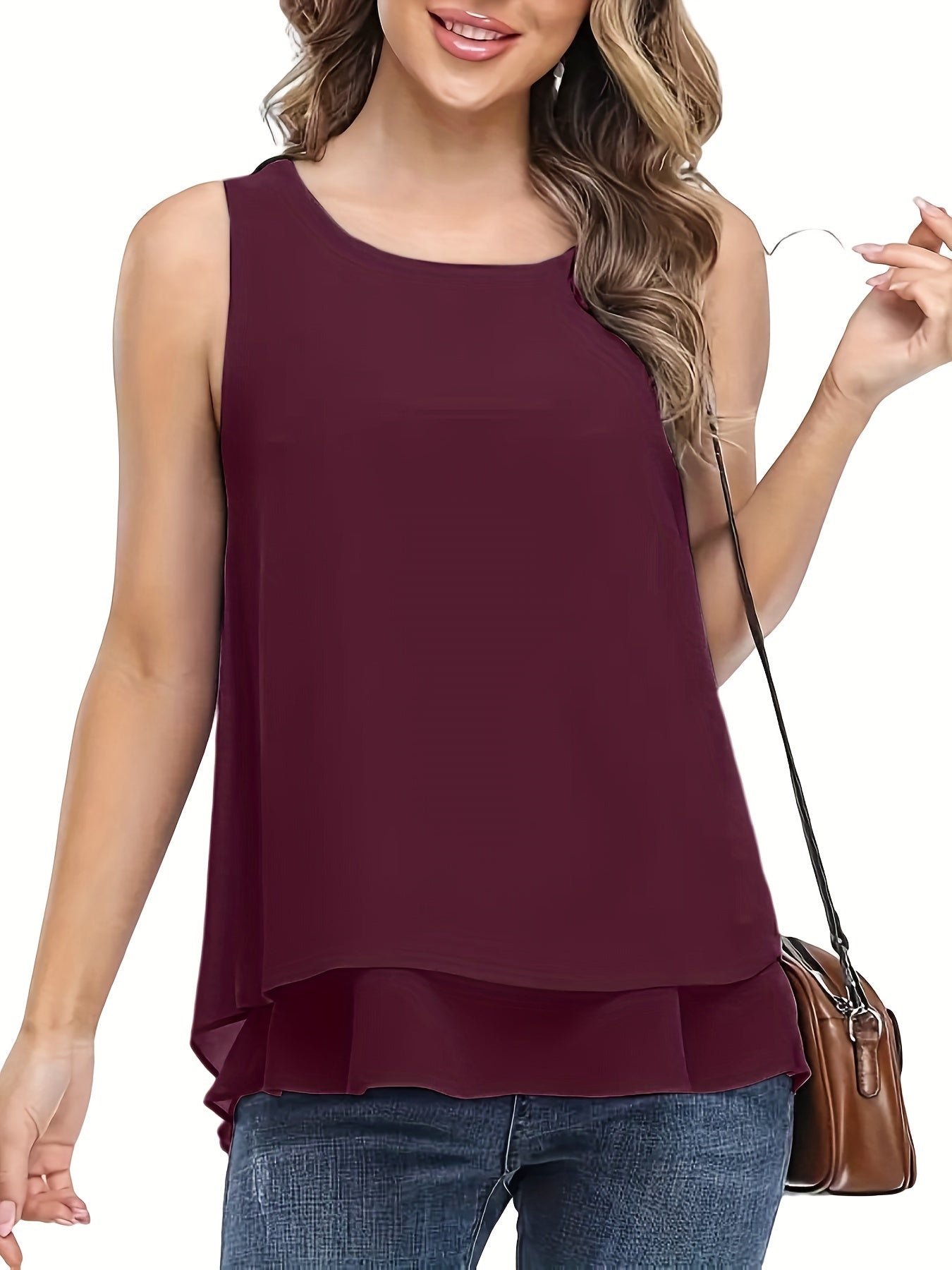 luftige Bluse mit Rüschen