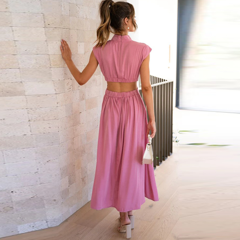 SIERRA – Elegantes Cocktail Maxikleid aus Chiffon
