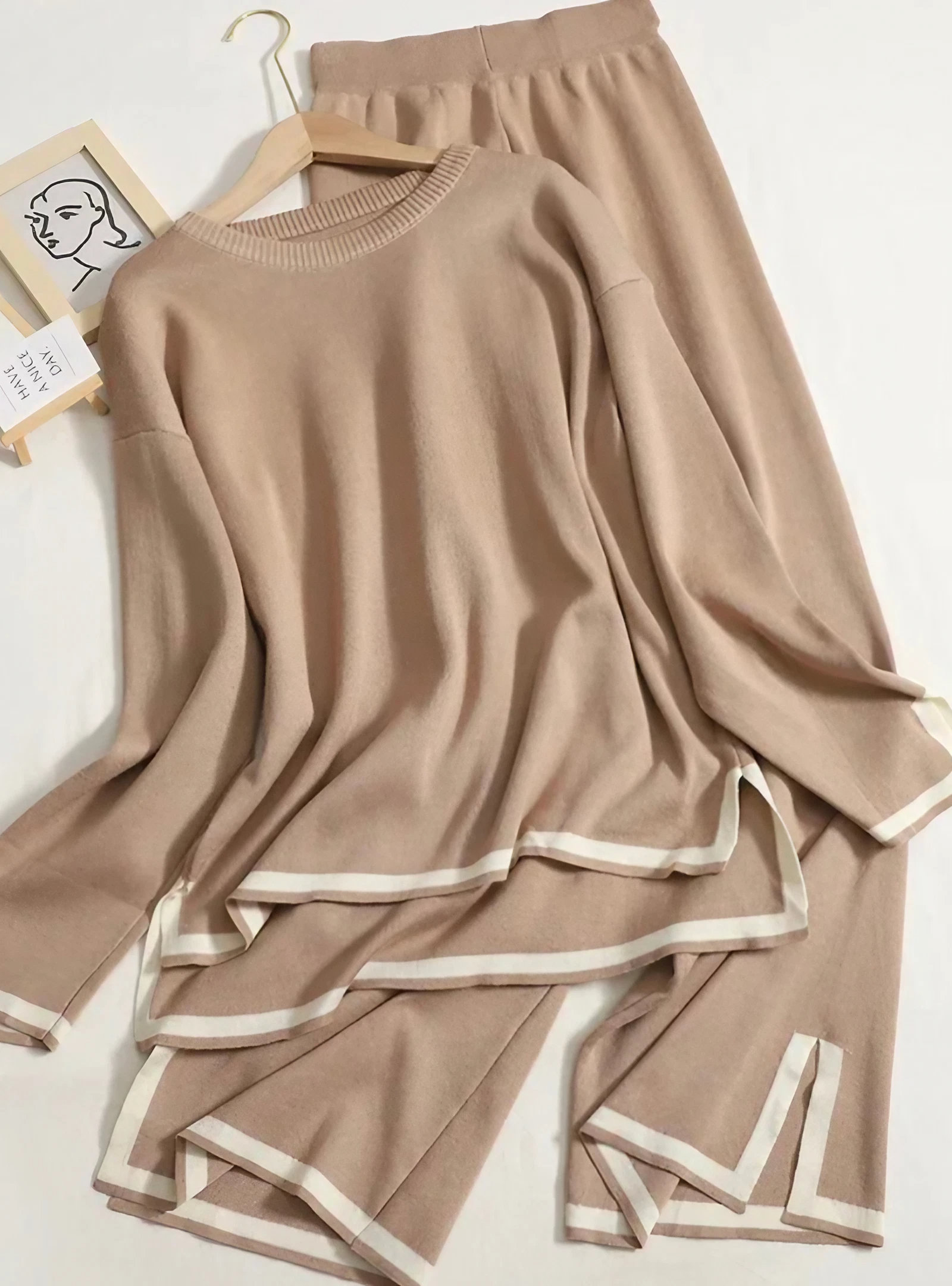 Leah – Strick-Lounge-Set Für Damen Mit Stil & Komfort