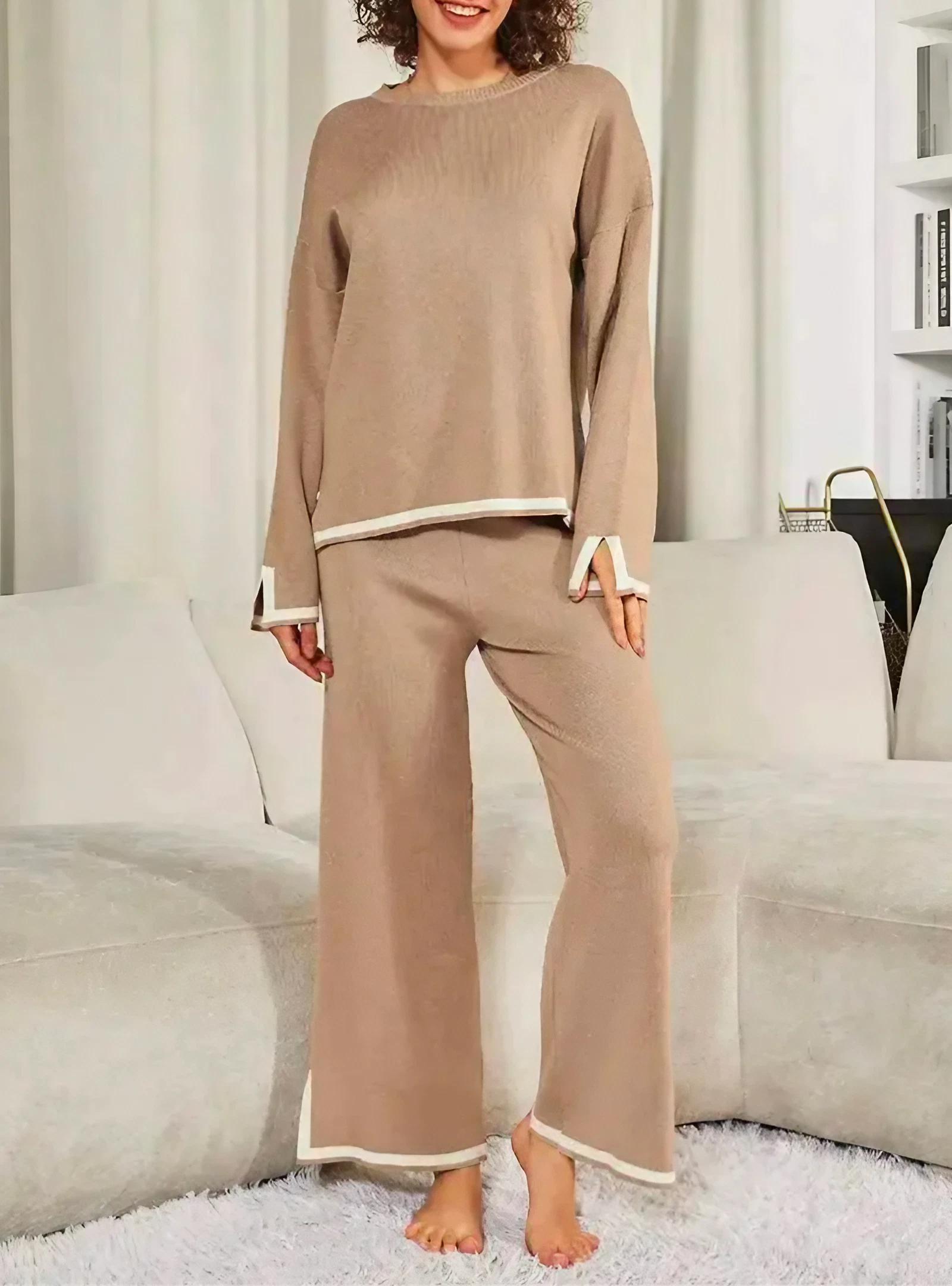Leah – Strick-Lounge-Set Für Damen Mit Stil & Komfort