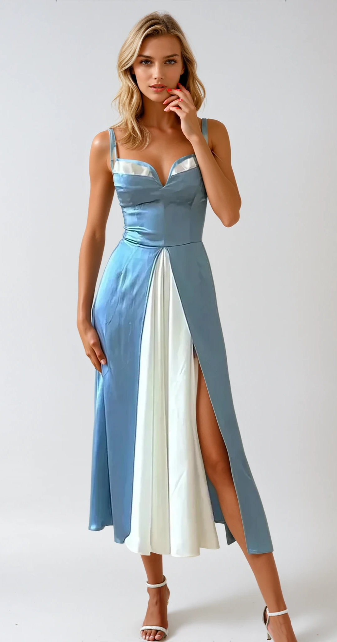 SOMMERGLÜCK – Trägerloses Sommerkleid mit Blumenmuster