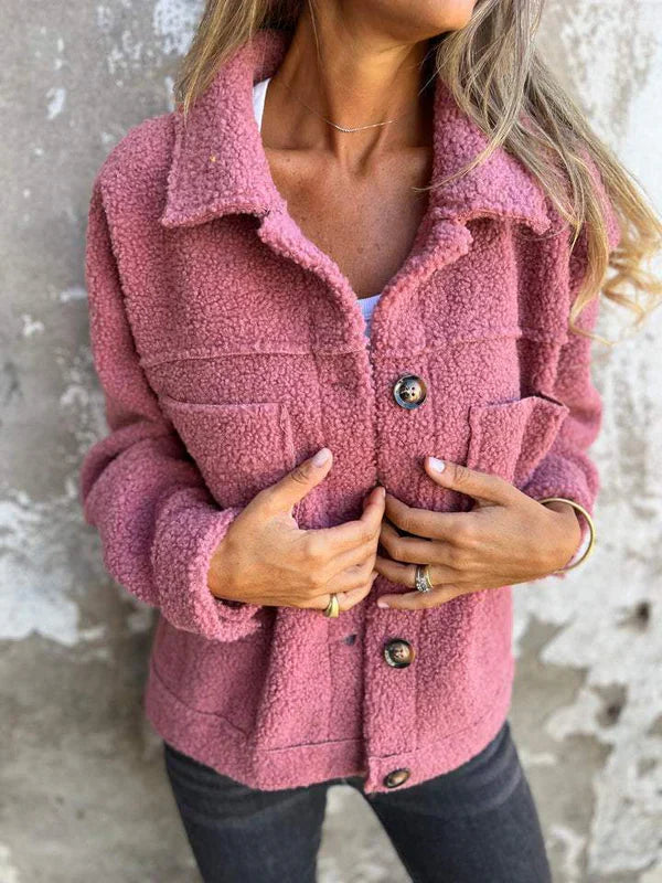 Dion – Kurze Wolljacke mit Revers für Damen