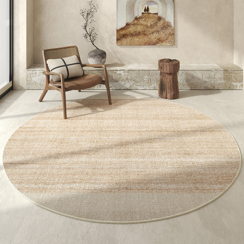 Variant image for Waschbarer Runder Teppich 120 cm - Modernes Minimalistisches Design mit Rutschfester Unterlage für Wohnzimmer und Schlafzimmer-13