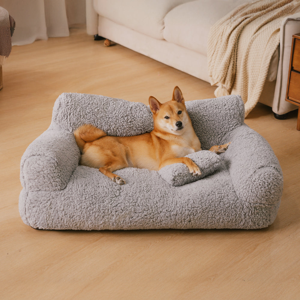 Ultra-weiches Orthopädisches Hundebett mit Abnehmbarer Waschbarer Abdeckung - Komfort für Alle Größen, Flauschiges Hundekissen-2