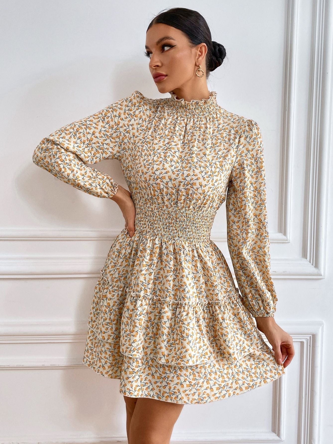 Blumenmuster-Kleid | Feminine Eleganz mit verspieltem Touch