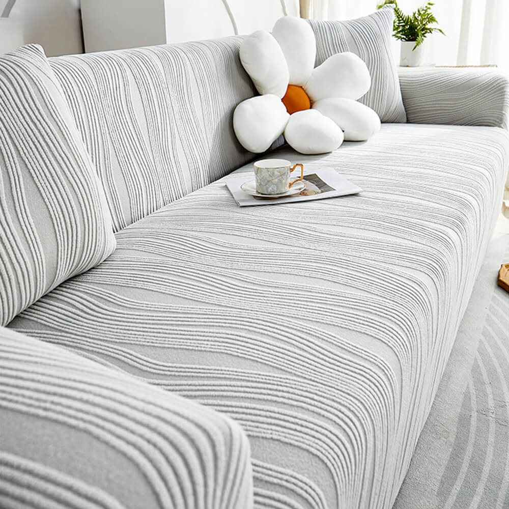 Jacquard Stretch Sofabezug für Haustierfreunde - Weich, Langlebig und Maschinenwaschbar - Verschiedene Größen erhältlich-2