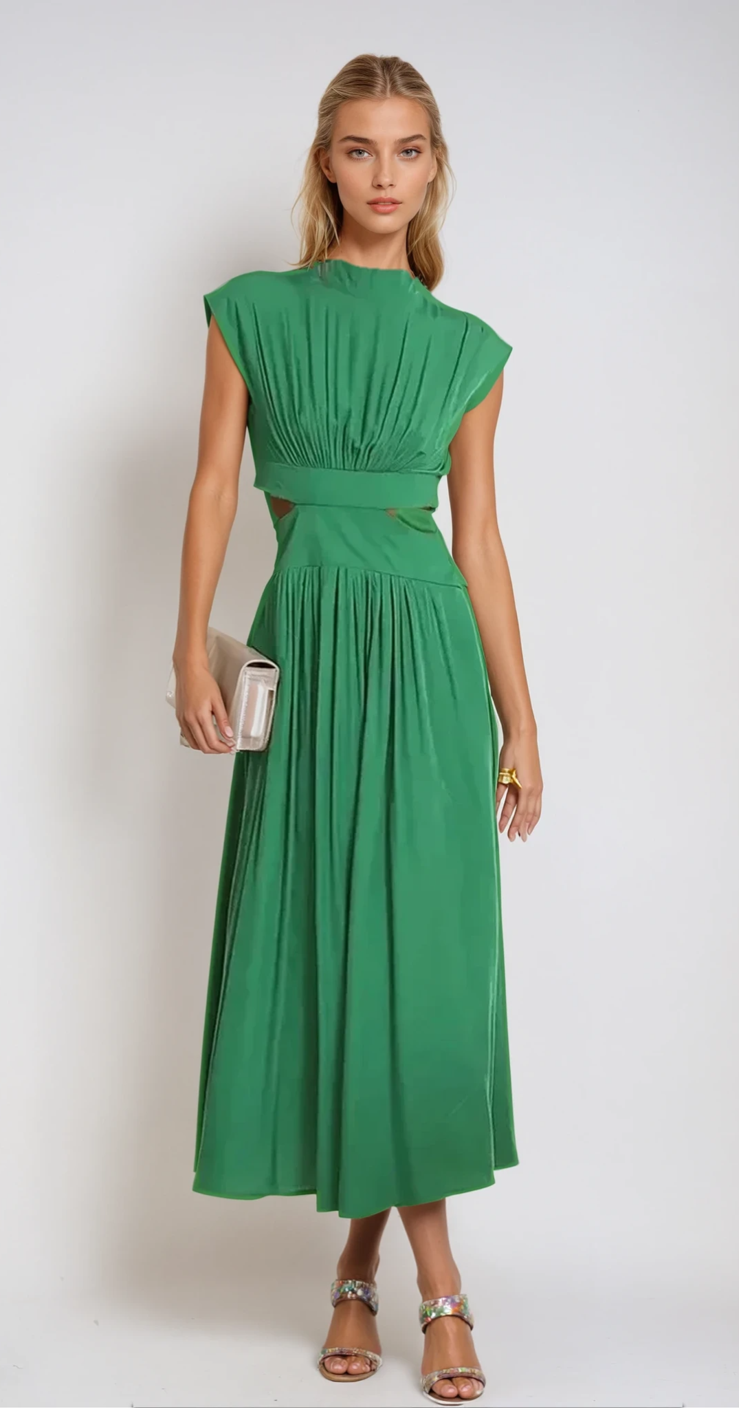 SIERRA – Elegantes Cocktail Maxikleid aus Chiffon