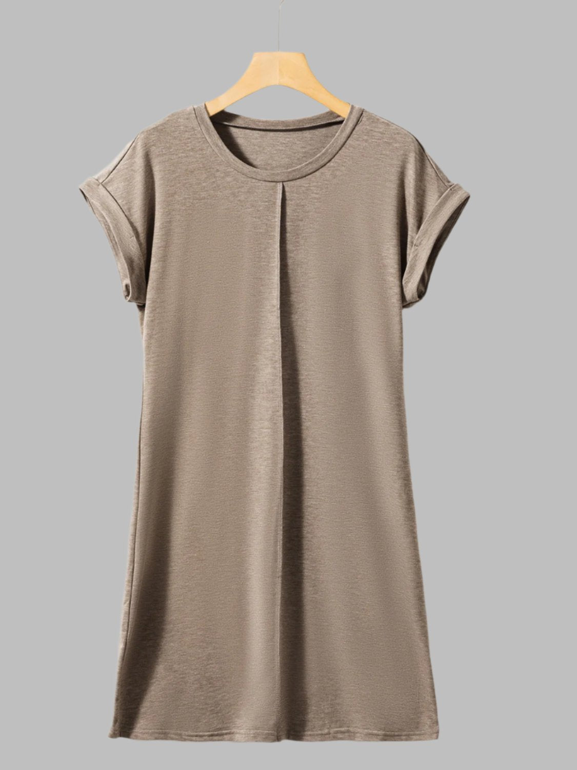 SEAM – Mini Kleid mit Rundhalsausschnitt und Schnittdetails
