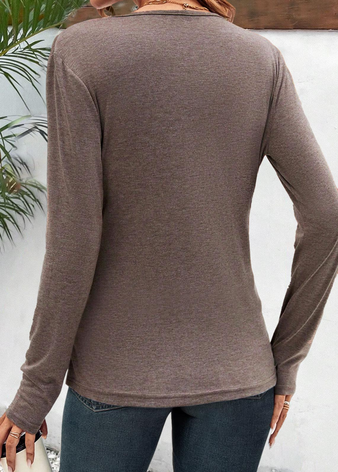 ChicCrest V-Ausschnitt Bluse