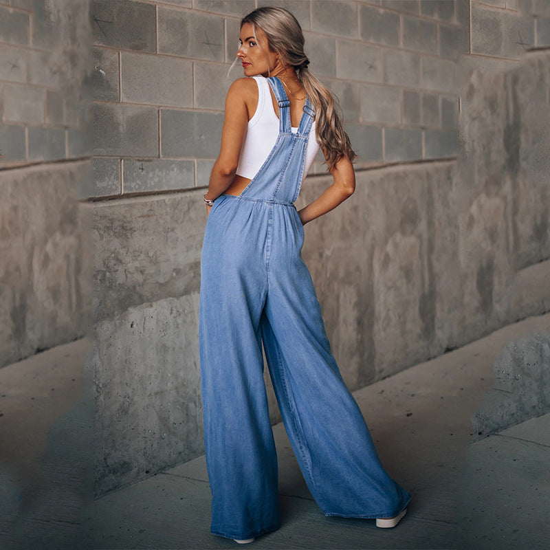 MILA – Stylischer Denim-Jumpsuit für Damen