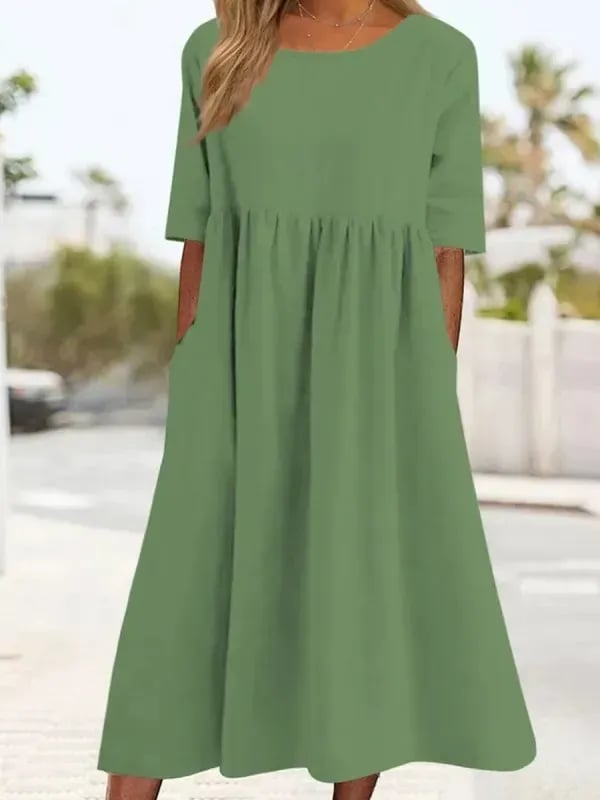 LILA – Leichtes Atmungsaktives Sommerkleid für Warme Tage