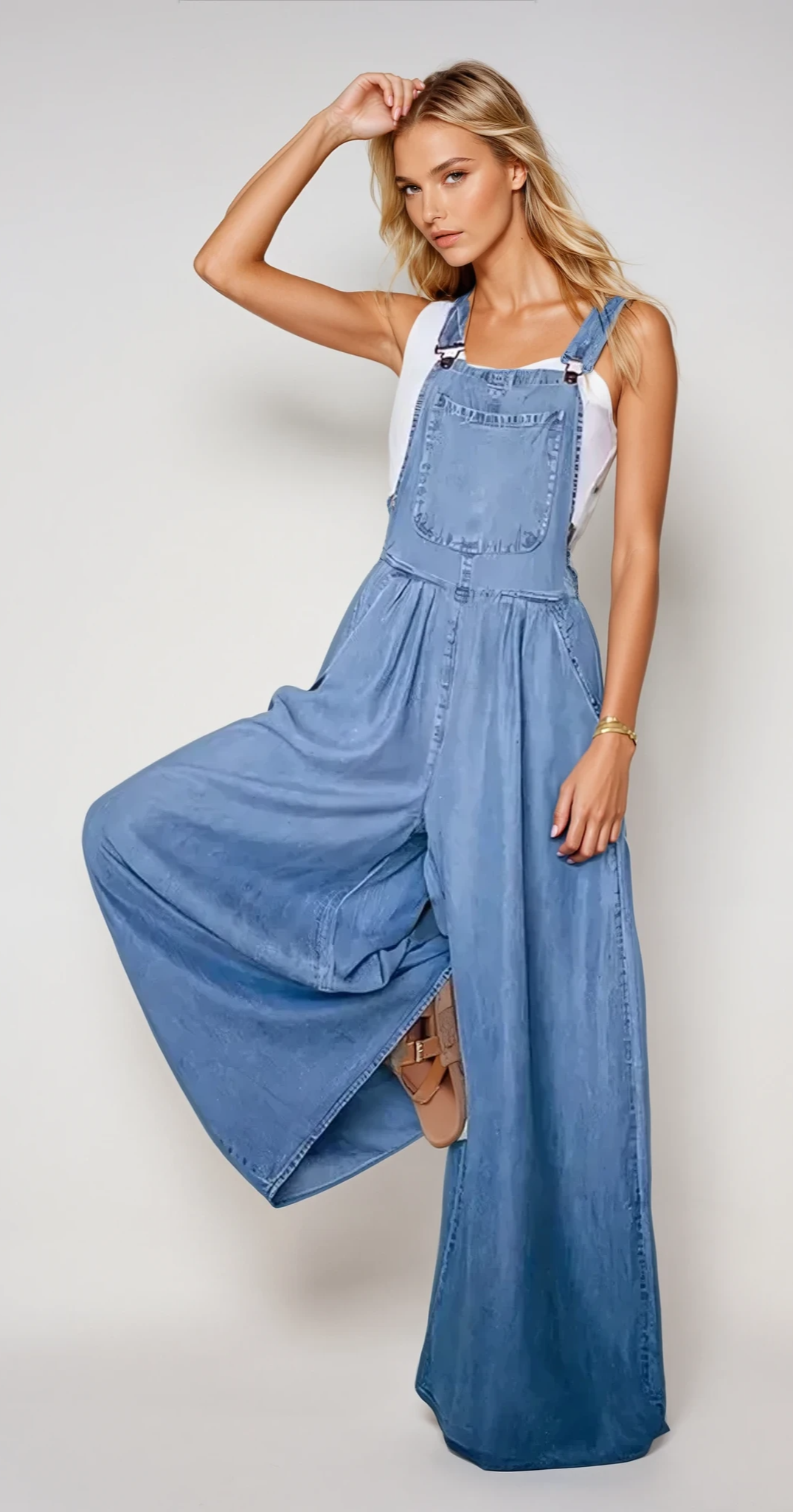 MILA – Stylischer Denim-Jumpsuit für Damen