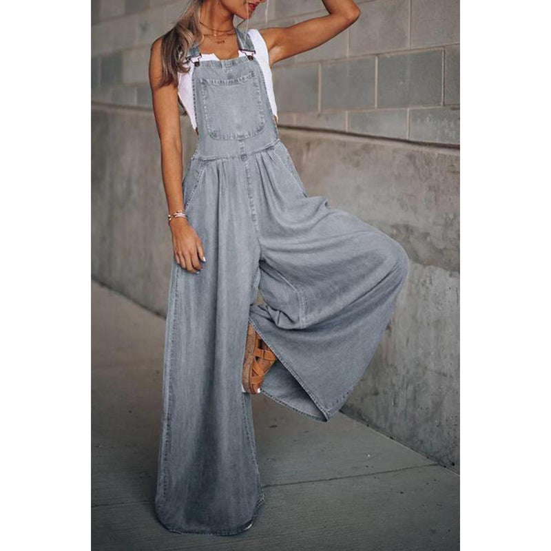 MILA – Stylischer Denim-Jumpsuit für Damen
