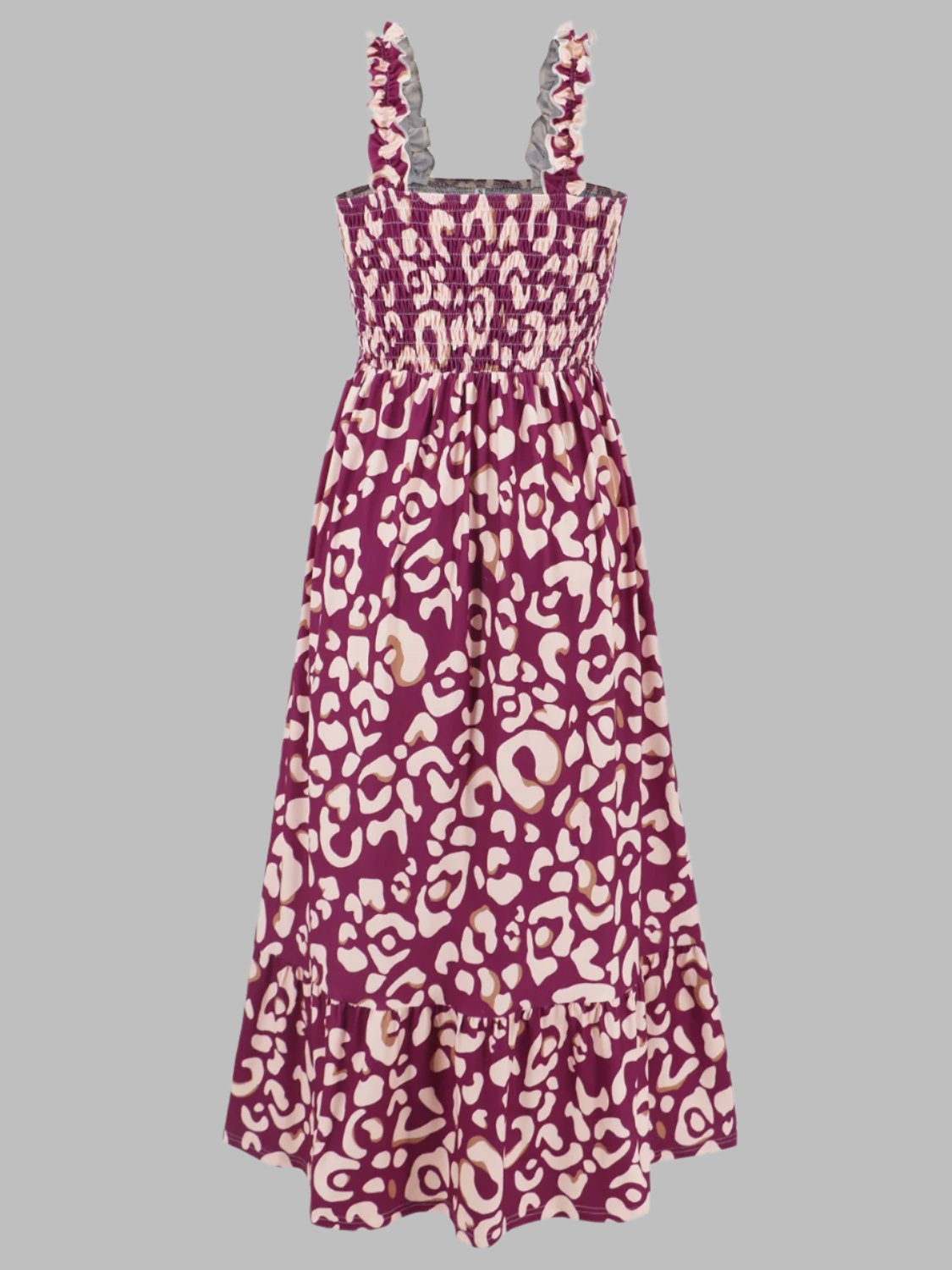 SUNNY DAYS – Smocked Ärmelloses Sommerkleid für Damen
