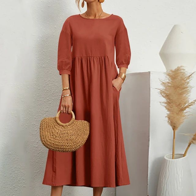 ARIZONA – Elegantes Midi-Kleid aus hochwertigem Stoff