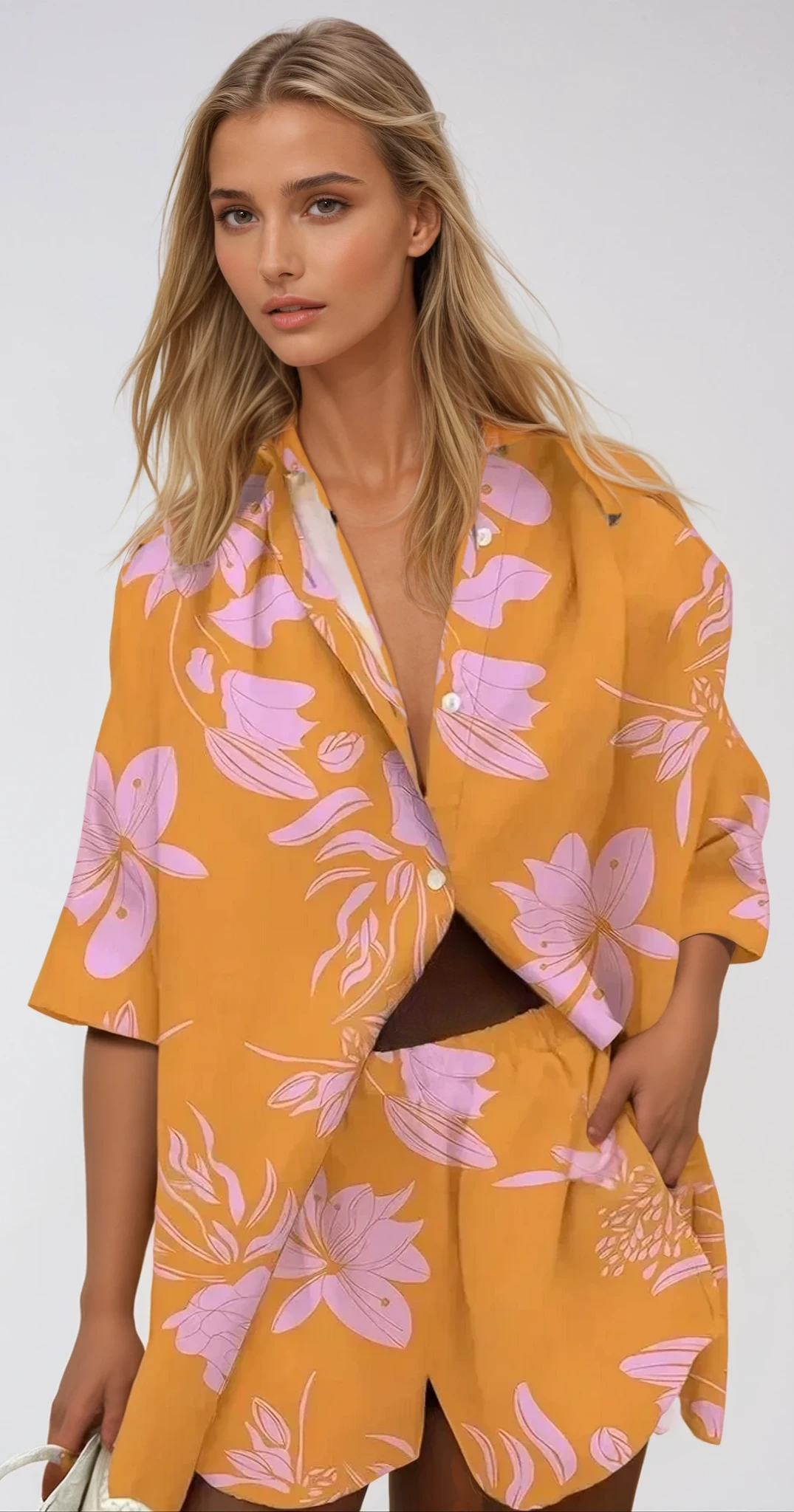 EDEN – Bequeme Bluse und Shorts Set für Freizeitoutfits