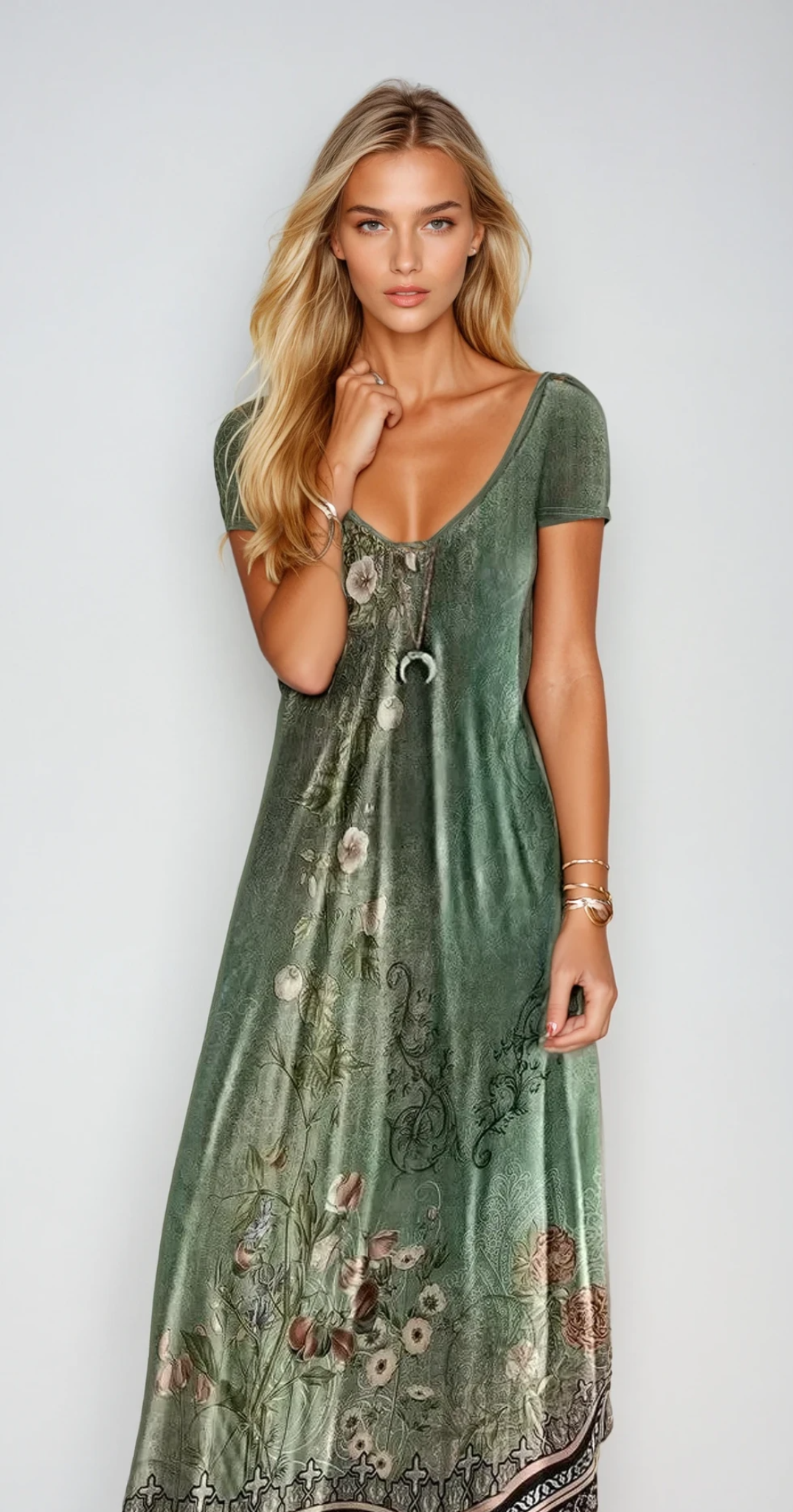 SOPHIA – Elegantes Blumenkleid für Besondere Anlässe