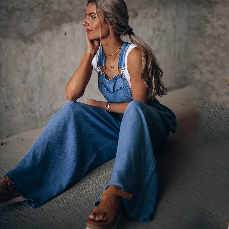 MILA – Stylischer Denim-Jumpsuit für Damen