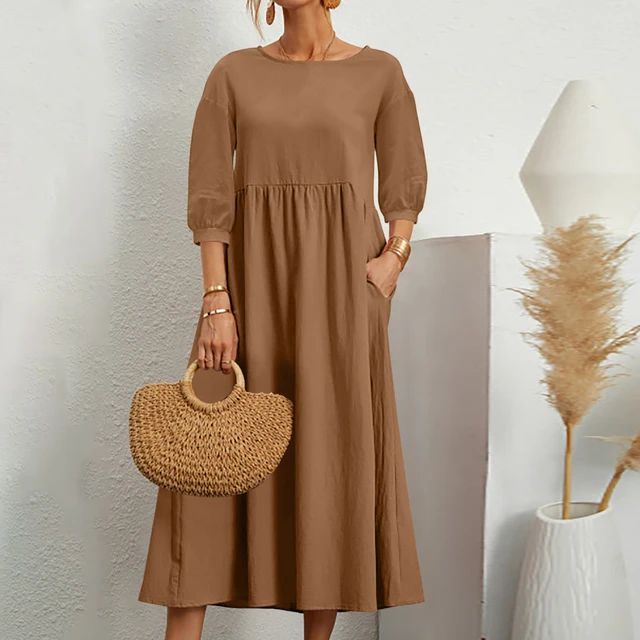 ARIZONA – Elegantes Midi-Kleid aus hochwertigem Stoff