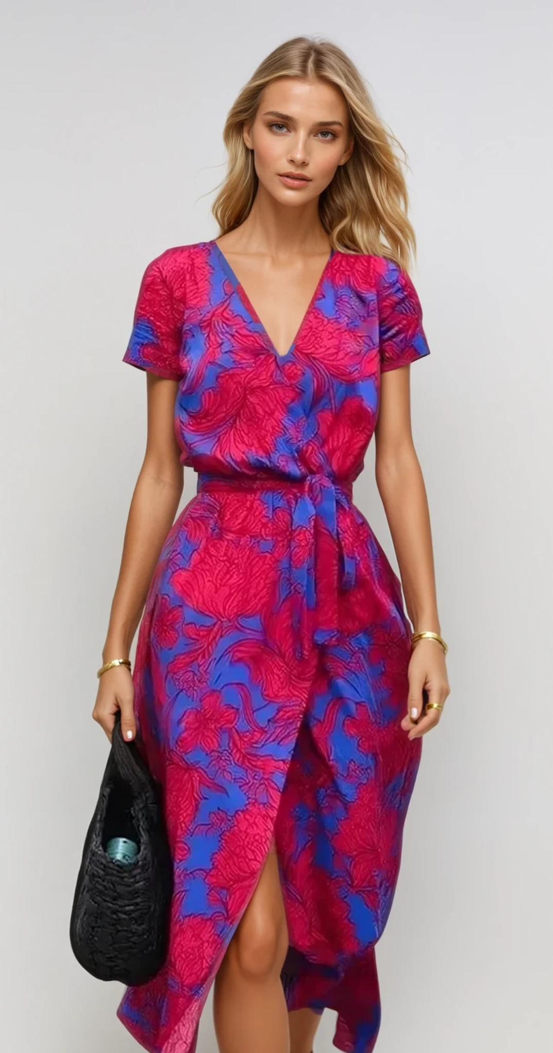 BREEZY DAYS – V-Ausschnitt Sommerkleid aus leichtem Stoff