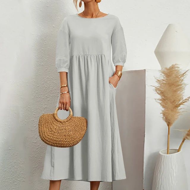 ARIZONA – Elegantes Midi-Kleid aus hochwertigem Stoff