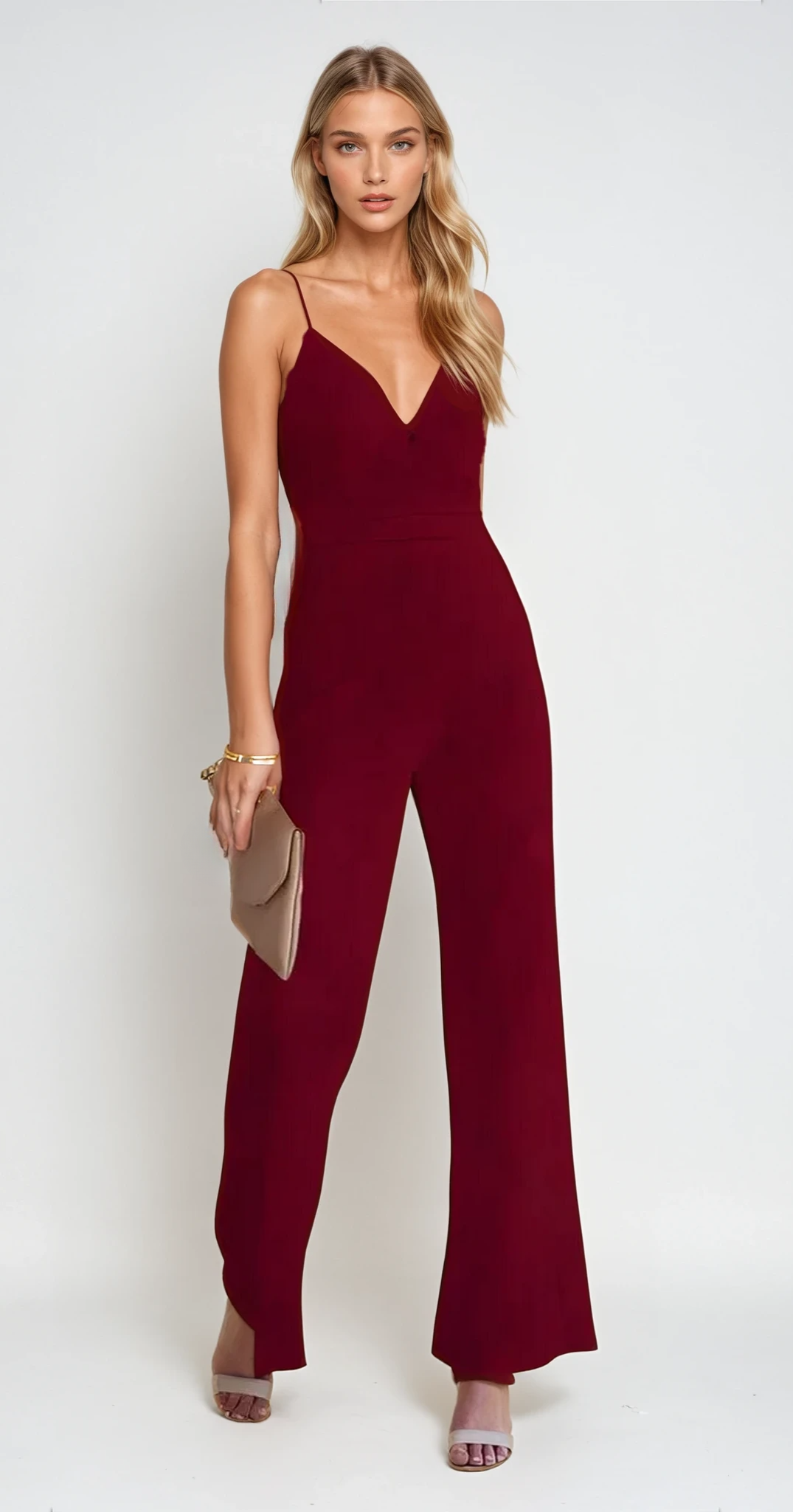 Bohemian-Inspirierter Jumpsuit Mit Weitem Bein