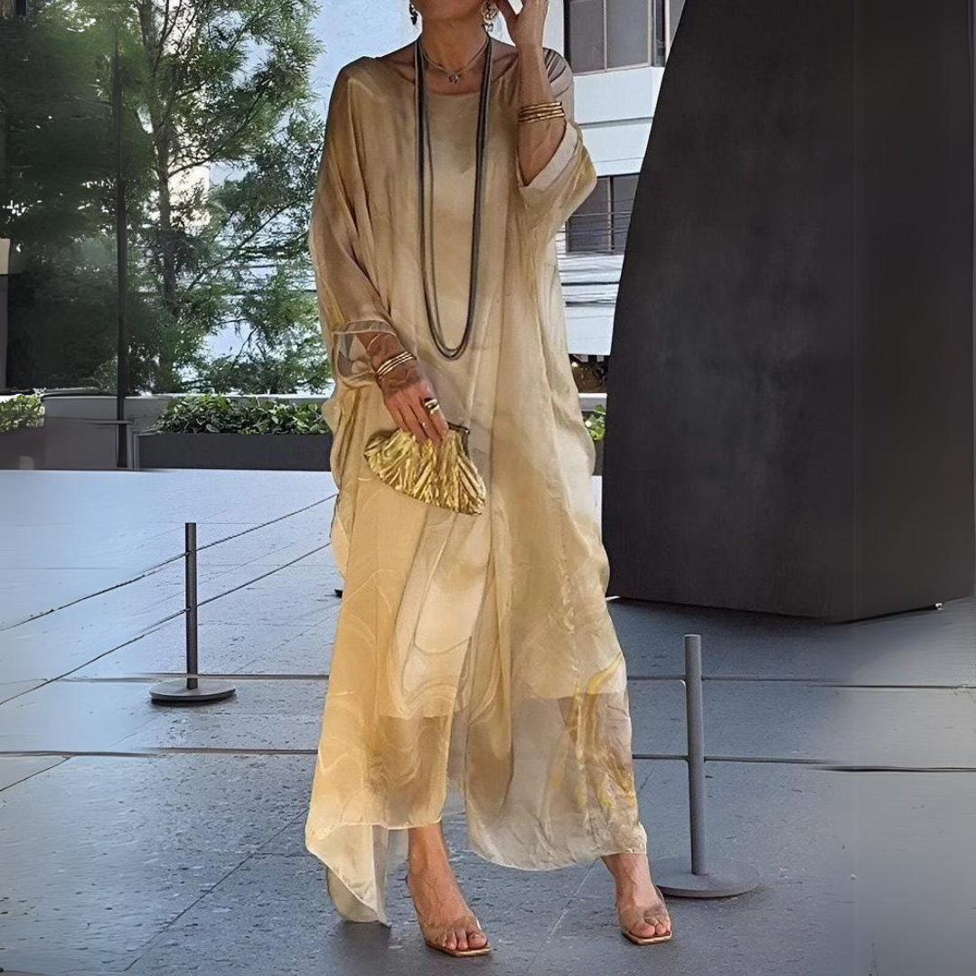 Giulia – Elegantes Kleid aus Seidenchiffon