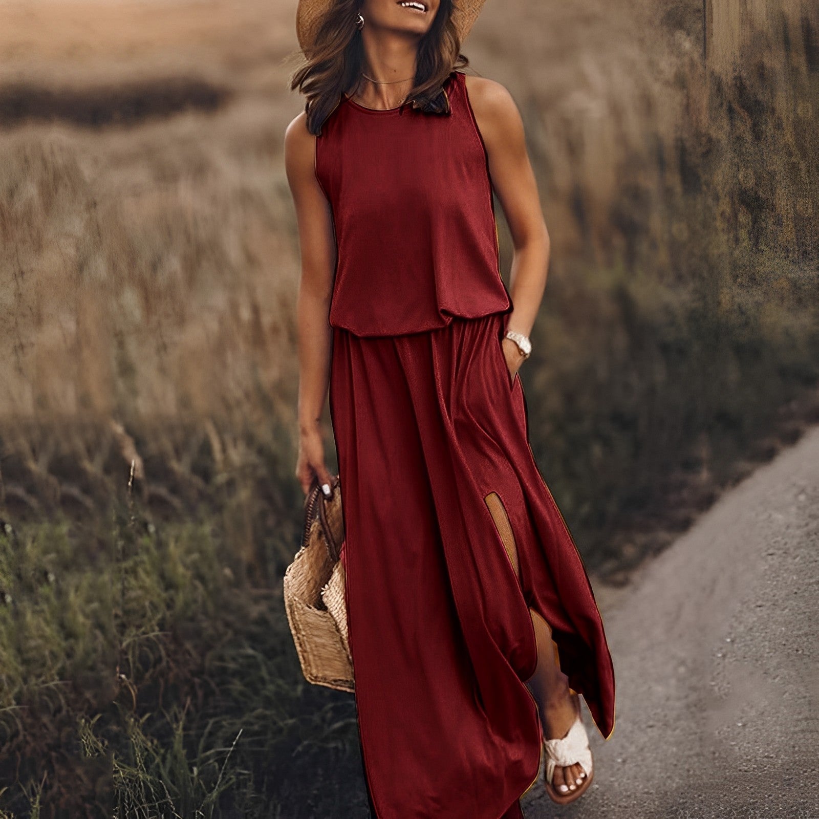 JULIET – Zeitlos Elegantes Sommerkleid aus Baumwolle