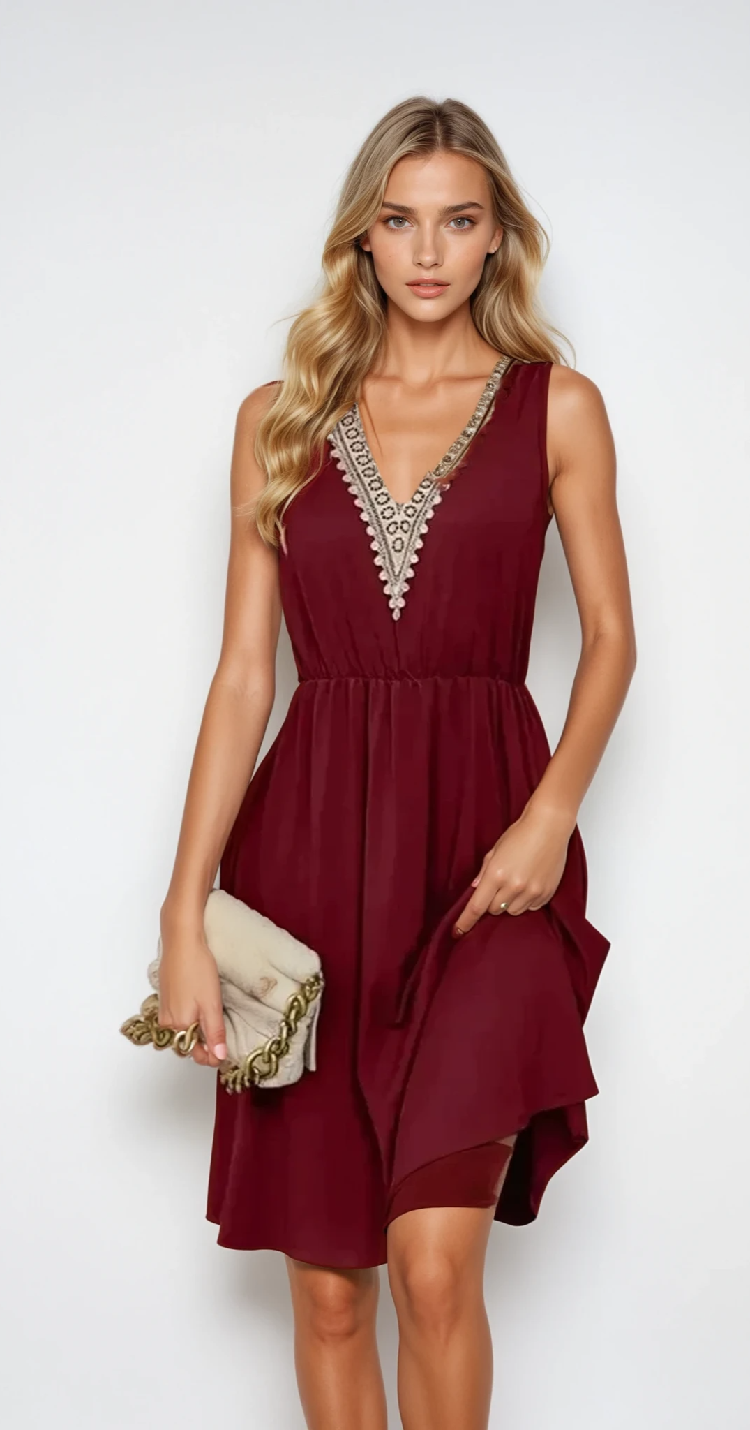 TARA – Leichtes Midi-Kleid für Lässige Anlässe