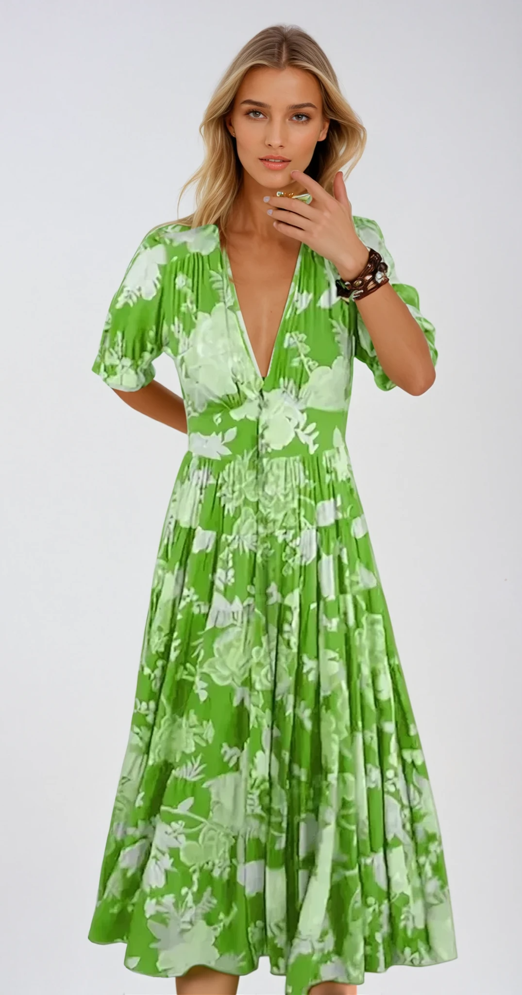 LUNA – Charmantes Blumenkleid aus leichtem Stoff