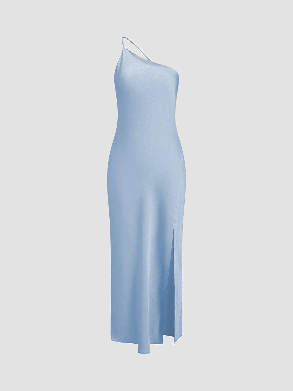 Variant image for Maxikleid Schwarz Rückenfrei Damen Festlich für Hochzeitsgast aus Satin, Ärmellos, Sexy Design-21