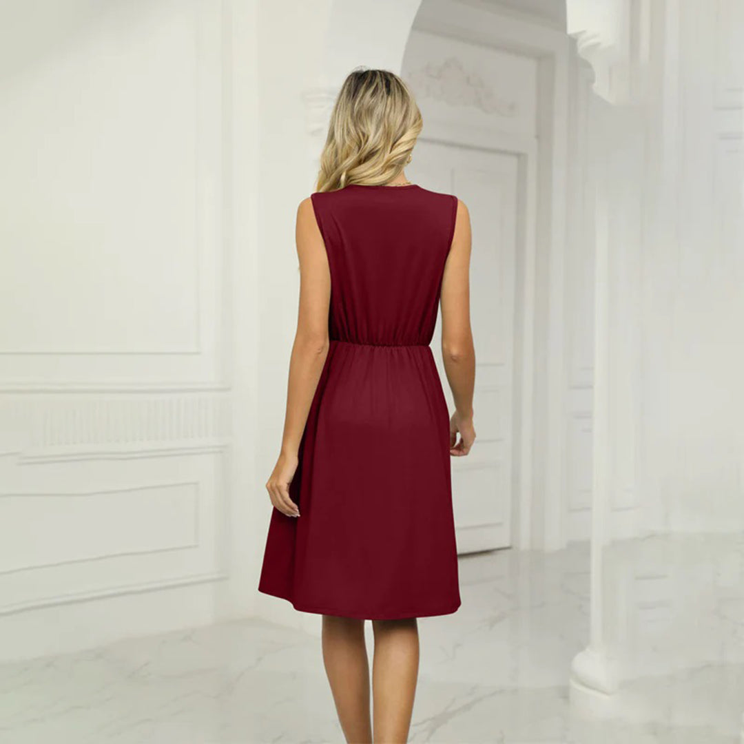 TARA – Leichtes Midi-Kleid für Lässige Anlässe