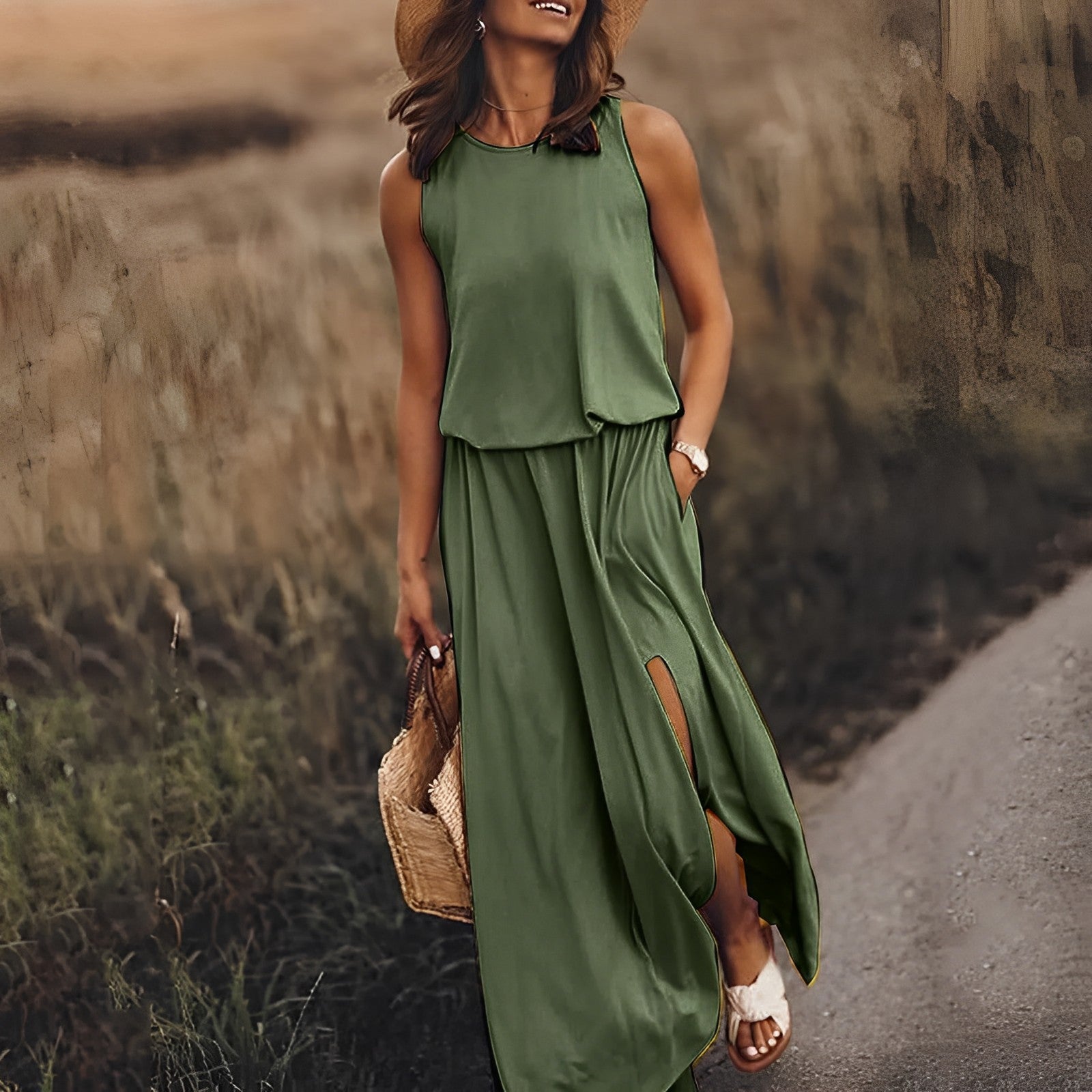 JULIET – Zeitlos Elegantes Sommerkleid aus Baumwolle
