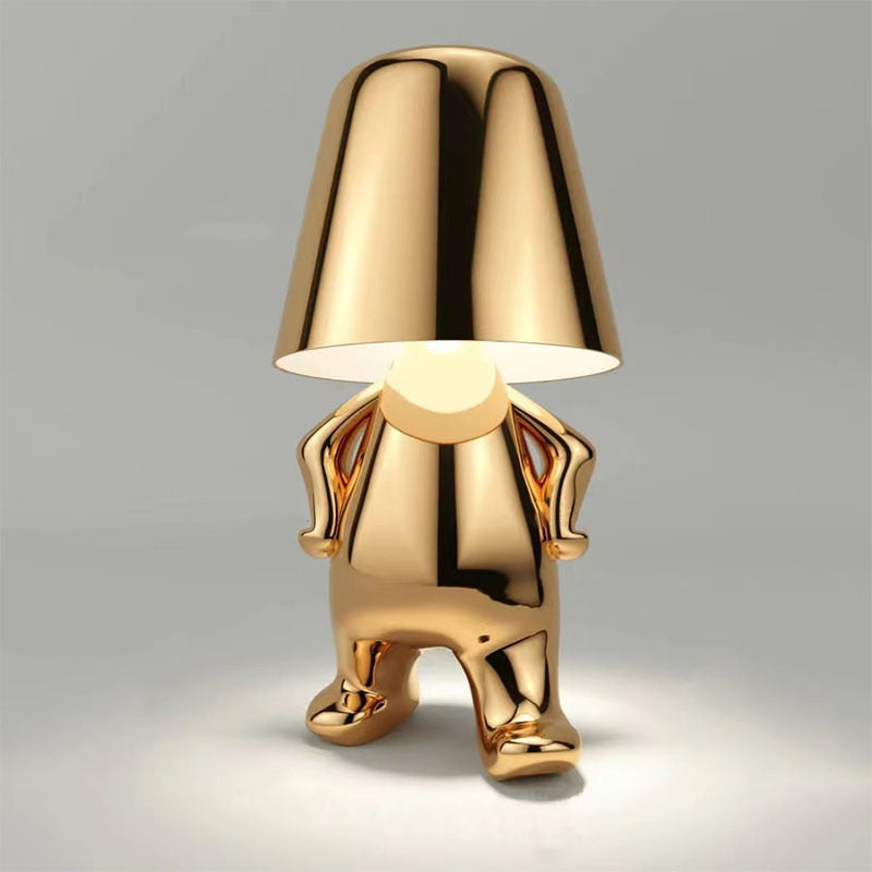 Tischlampe Warmweiß 30 cm Kunststoff Wiederaufladbar Akku Tischleuchte-2