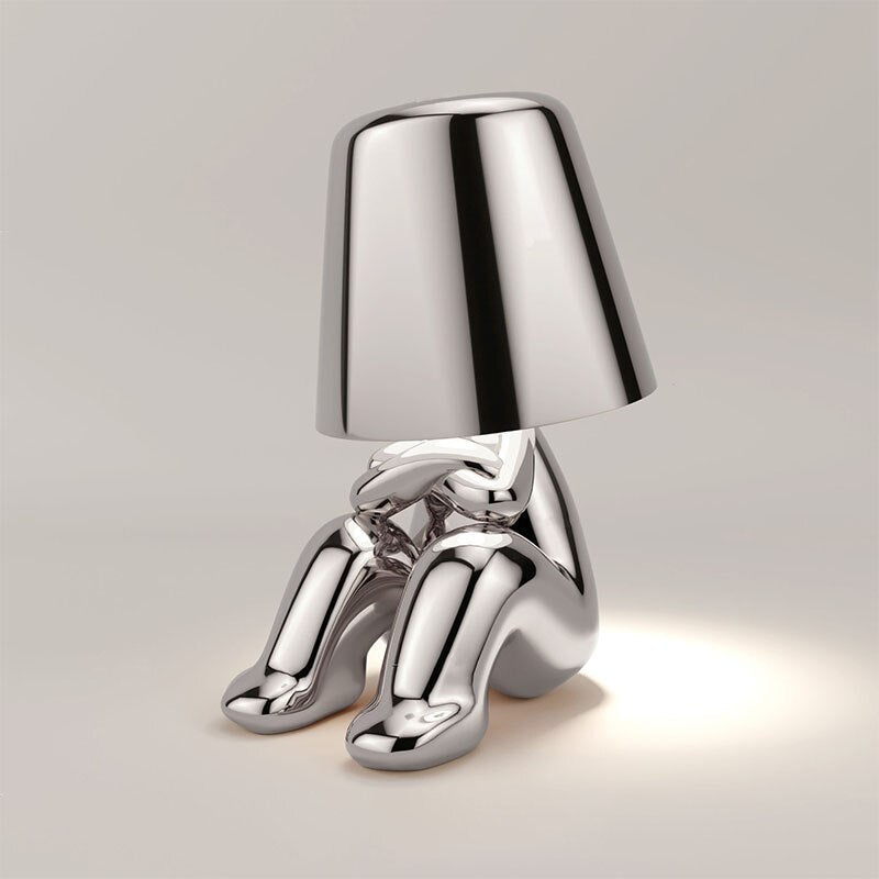 Variant image for Tischlampe Warmweiß 30 cm Kunststoff Wiederaufladbar Akku Tischleuchte-2