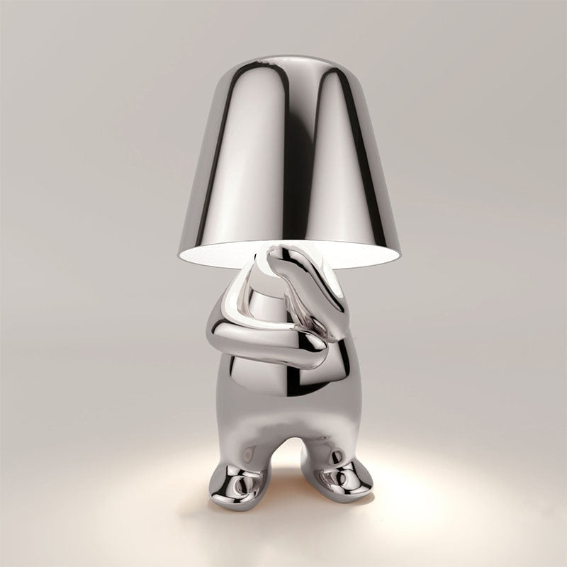 Variant image for Tischlampe Warmweiß 30 cm Kunststoff Wiederaufladbar Akku Tischleuchte-10