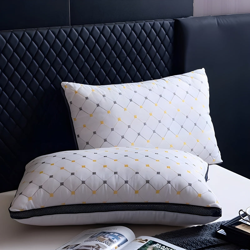 Ergonomisches Nackenstützkissen Weiß Größe Standard Polyester - Orthopädisches Nackenkissen für besseren Schlaf-3