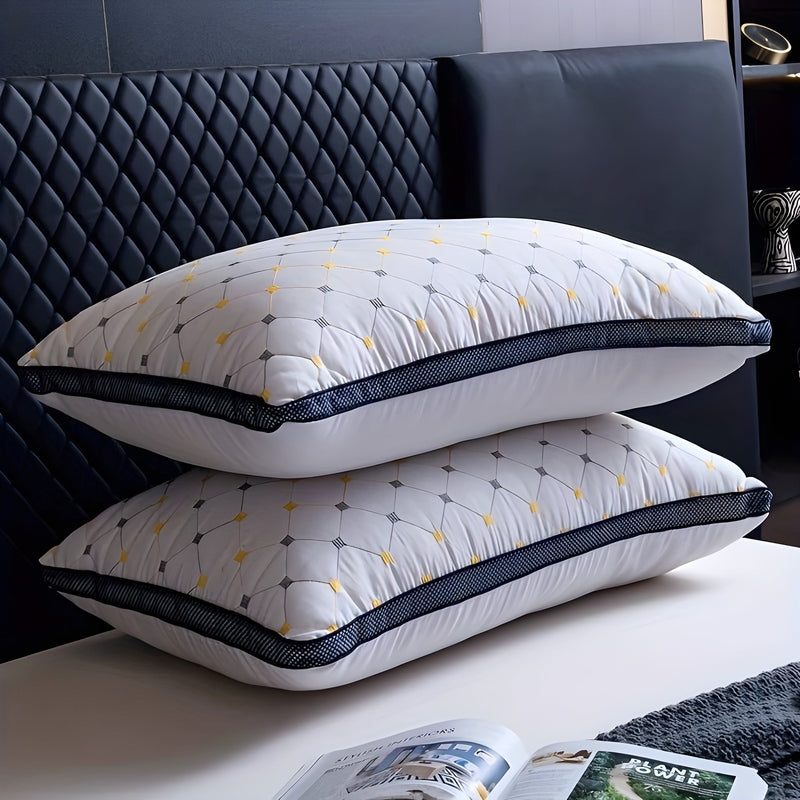 Ergonomisches Nackenstützkissen Weiß Größe Standard Polyester - Orthopädisches Nackenkissen für besseren Schlaf-1