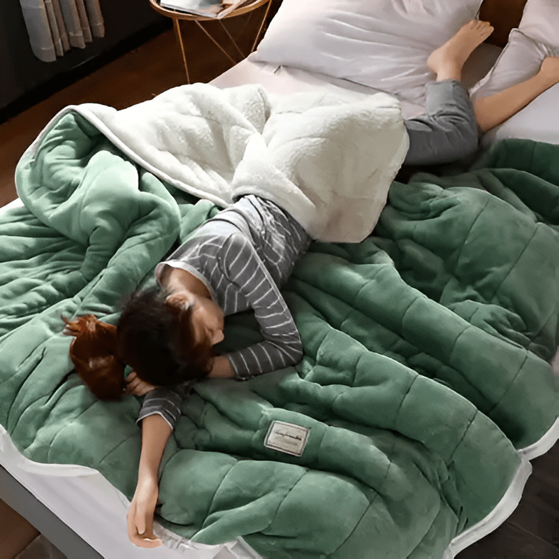Fleecedecke Grau 150x200 cm Ultraweich Kuscheldecke Flauschig Warm Sherpa-3