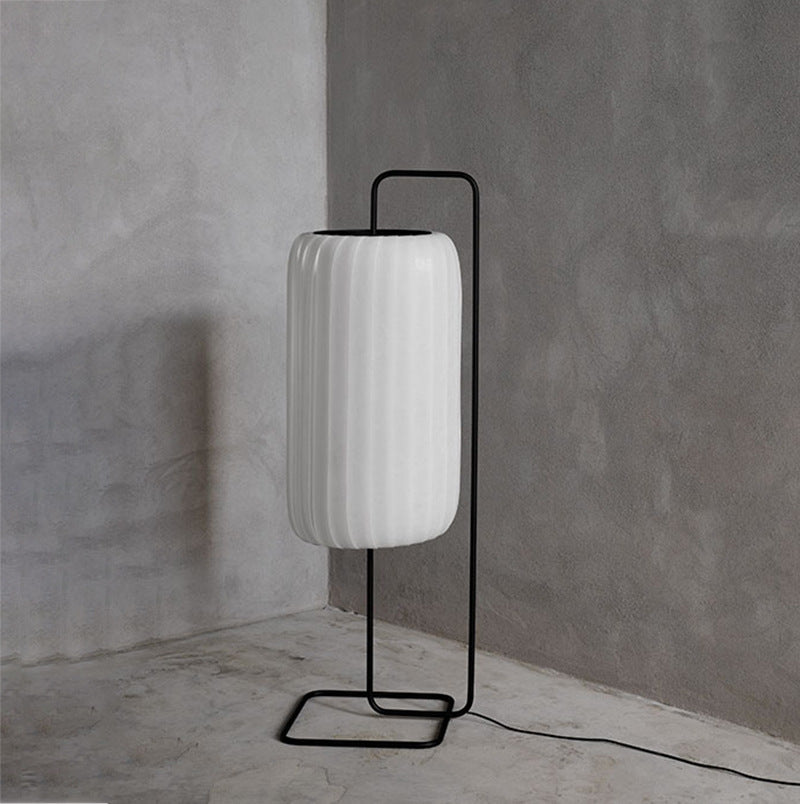 Moderne Stehlampe im Japanischen Stil mit Weicher LED-Beleuchtung für Wohnzimmer und Schlafzimmer - 150 cm Hoch, Naturtöne-4