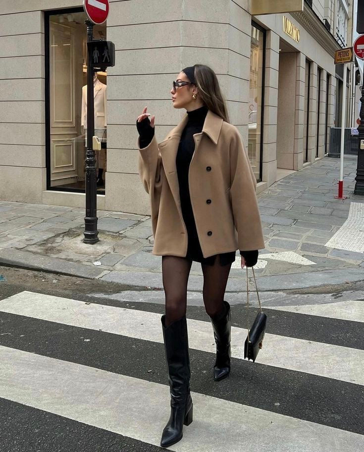 Jazzy – Oversized Wollmantel für gemütliche Herbsttage
