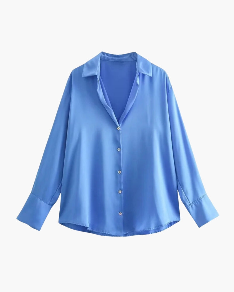 Klassisches Chic Hemd – Elegantes Baumwollhemd Für Stilbewusste Damen