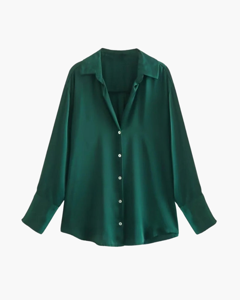 Klassisches Chic Hemd – Elegantes Baumwollhemd Für Stilbewusste Damen