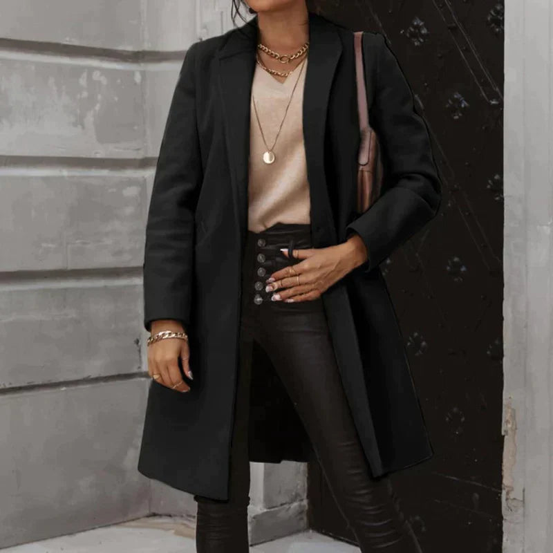 FlexiFit - Damen Lässiger Weiter Business-Mantel