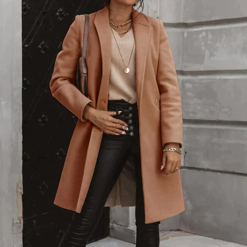 FlexiFit - Damen Lässiger Weiter Business-Mantel
