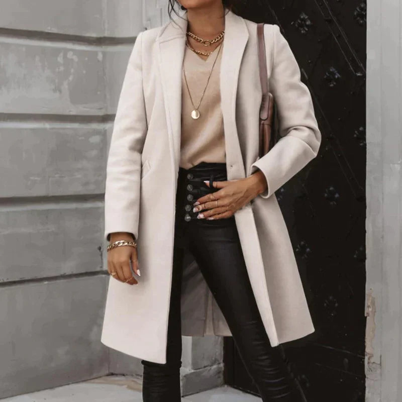 FlexiFit - Damen Lässiger Weiter Business-Mantel