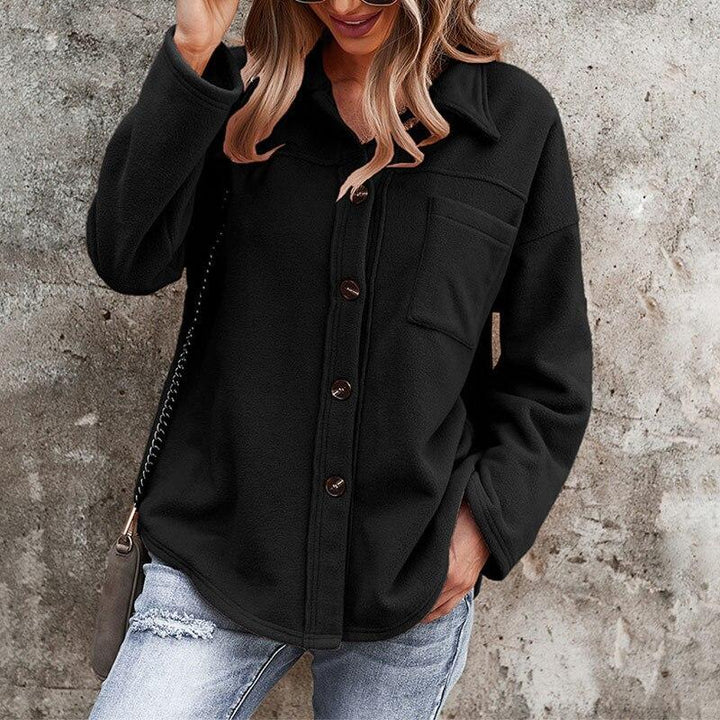 Marian - Stilvolle Oversize-Fleece-Damenjacke