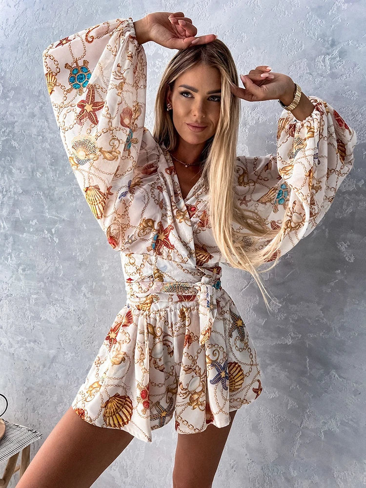 LANA – Sexy Sommer Jumpsuit mit Tiefem V-Ausschnitt