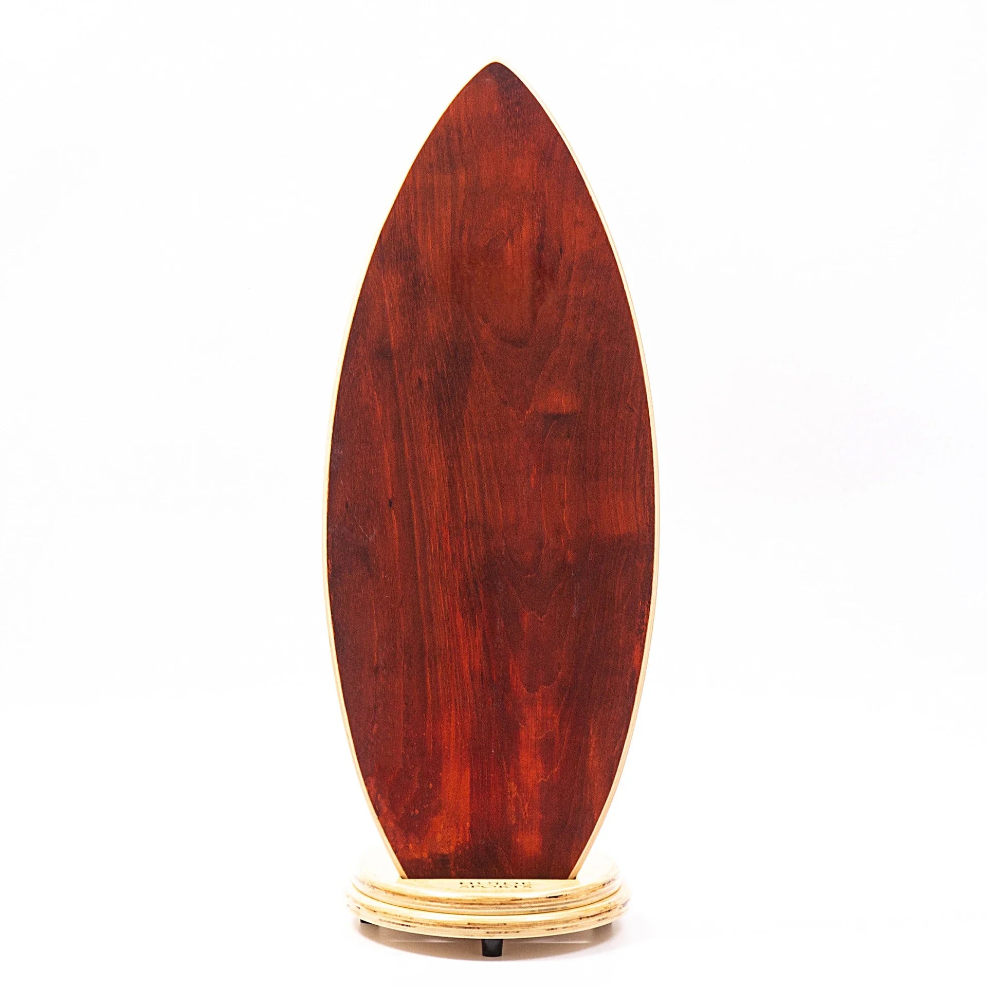 Fischförmiges Balance Board aus Holz für Fitness und Yoga - Kompakt 78 x 30 x 1,5 cm, Ideal für Wackelbrett-Training-2